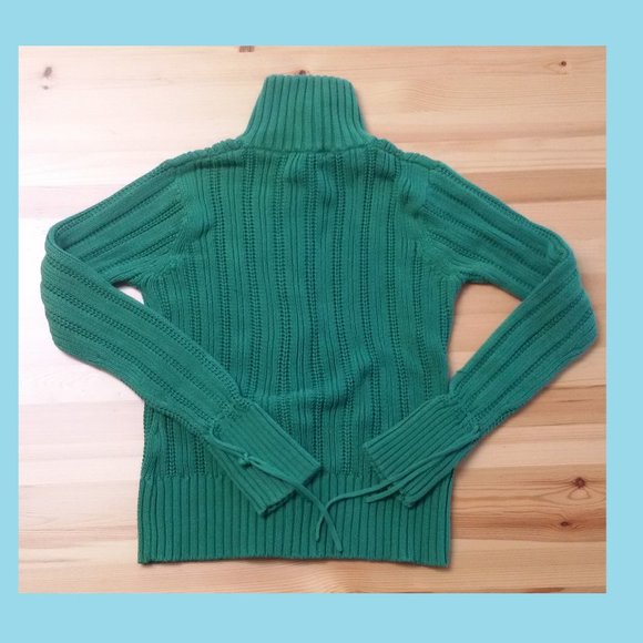 Golf Green Sweater Sz M - Picture 2 of 5